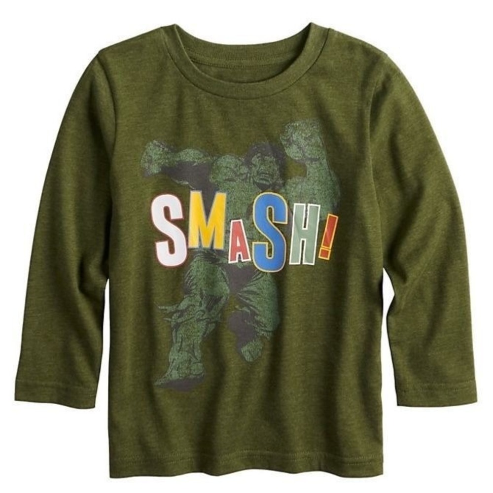 Baby Boy Jumping Beans NWT Smash Graphic Tee in Green 3 Months